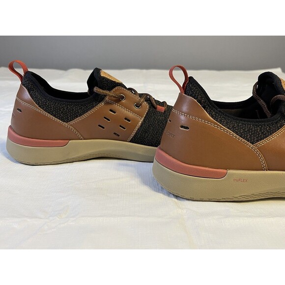 Rockport Works Truflex Composite Safety Toe Work Shoe Size 11.5 Brown/Tan RK4690 main image 2